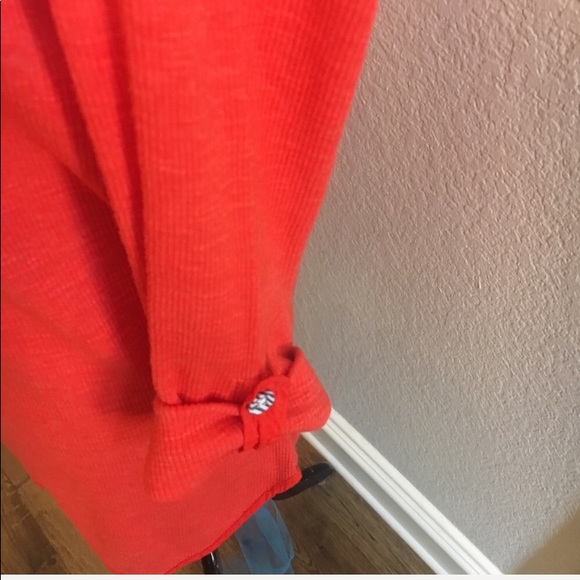 Anthropologie Porridge Ribbed Long Tab Sleeve Top Size Small - Picture 10 of 14